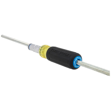 Klein Tools 32809MAGM 11-in-1 Multi-Nut Driver Tool, Magnetic Pass-Through Driver with Metric Hex Nut Sizes 5mm to 19mm