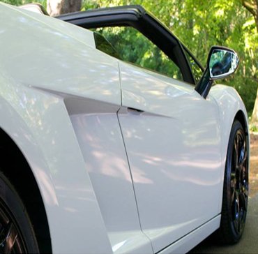 VViViD White High Gloss Realistic Paint-Like Microfinish Vinyl Wrap Roll XPO Air Release Technology (6ft x 5ft (Hood, Roof or Trunk Wrap Kit))
