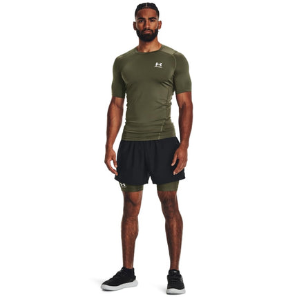 Under Armour Men's UA HG Armour Long Shorts, Lightweight Men's Running Shorts, Sweat-Wicking and Quick-Drying Base Layer, Compression Shorts for Men