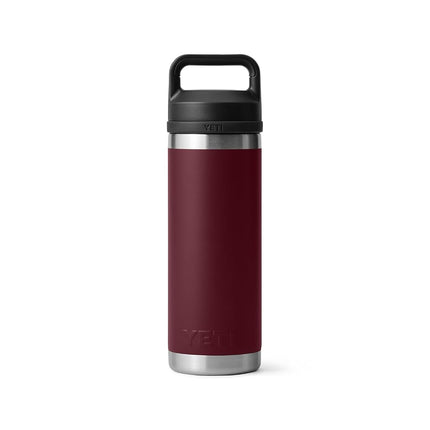 YETI Rambler 18 oz Bottle, Vacuum Insulated, Stainless Steel with Chug Cap, Wild Vine Red