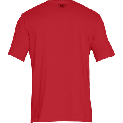 Camiseta de manga corta Under Armour Sportstyle Left Chest para hombre, rojo (600)/negro, grande alta