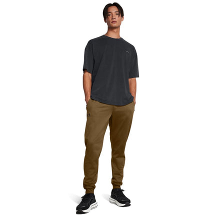 Under Armour Men's Sportstyle Tricot Jogger, (498) Coyote / / Black, X-Small