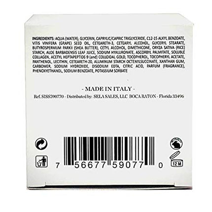 DELFANTI Milano Crema de día antienvejecimiento con colágeno 24K Hecho en Italia 50 ml