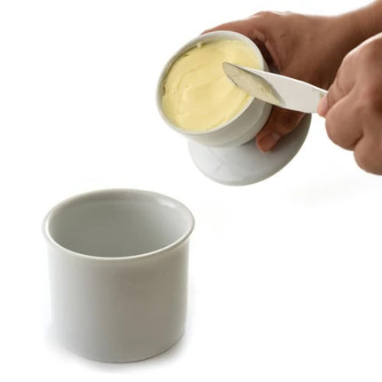 Norpro Porcelain White Butter Keeper