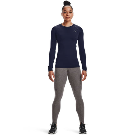 Ua Womens Ua Cg Authentics Legging Charcoal Light Heather / / Black Xl