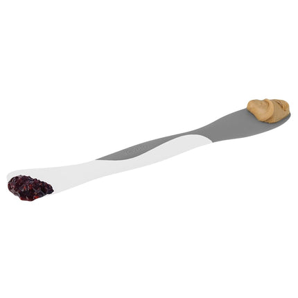 Tovolo Elements Regular Size Scoop and Spread - Jar Scraper & Spatula, White