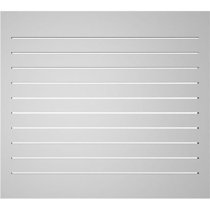 38"W x 34"H Rectangle Surface Mount PVC Gable Vent: Functional, w/ 2"W x 2"P Brickmould Sill Frame