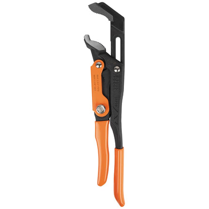 KLEIN TOOLS 68230 Pipe Wrench, S-JawQuick-AdjustPlumbers Wrench Fits up to 1-1/2-Inch Round Pipe and 1-1/4-Inch Hex Nuts, 13-Inch