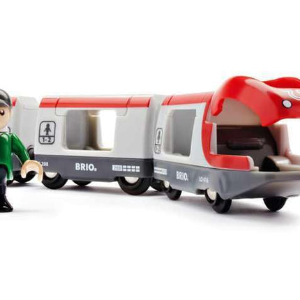 BRIO World Travel Train Toy For Kids Age 3 Years Up - Wooden Railway Accessories and Add Ons