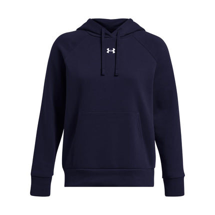 Sudadera con Capucha de Forro Polar Rival UA para Mujer de Under Armour, Sudadera con Capucha de Forro Polar Ultrasuave con Interior Cepillado, Sudadera de Gimnasio con Bolsillo Canguro, Sudadera con Capucha para Descanso y Calentamientos de Invierno
