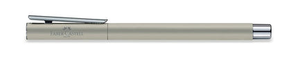 Faber-Castell Neo Slim Stainless Steel Medium Fountain Pen, matte silver (19-342100)