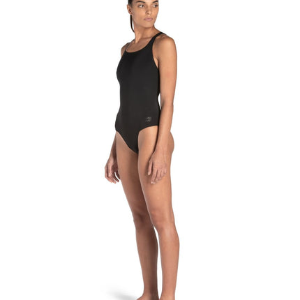 Arena Women's Feel Mesh Panel Power Back Athletic One Piece Swimsuit