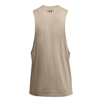 Under Armour mens Sportstyle Left Chest Cut, (203) Timberwolf Taupe / / Black, XS