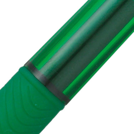 Pentel EnerGel BL107-D Gel Ink Roller Ball Pen with Click Top Stroke, 0.35 mm - Green (Pack of 12)