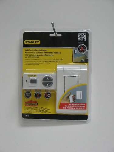 Stanley 31173 Light Switch Remote Dimmer, Polarized 1-Outlet Indoor Dimming Remote Control by Stanley