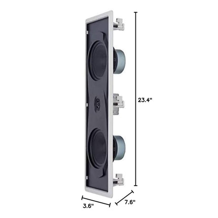 Sistema de altavoces de pared Yamaha NS-IW760 de 6.5" de 2 vías (blanco)