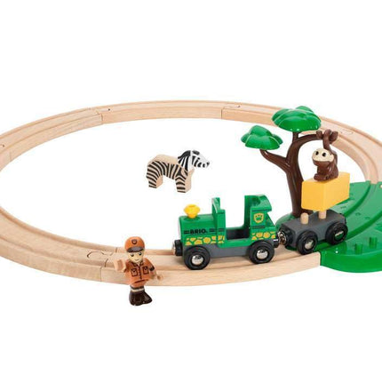 BRIO World Safari Train Set for Kids Age 3 Years U