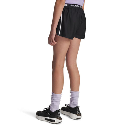 Under Armour Girl's Tech Play Up Shorts Black/Black/White XL XL