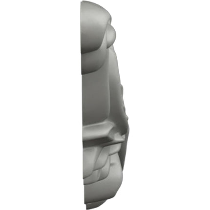 Ekena ONL15X05RB-L 15 3/4" W x 5 H x 1 1/8" P Robin Scroll Onlay, Left, Primed