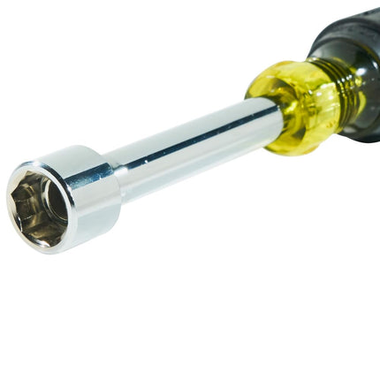 Nut Driver Set, Magnetic 7.6 cm Full Hollow Shaft, Sizes 3/16 to 1/2-Inch, 7 Piece Klein Tools 631M