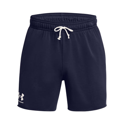 Under Armour Mens Rival Terry 6'' Shorts Blue L
