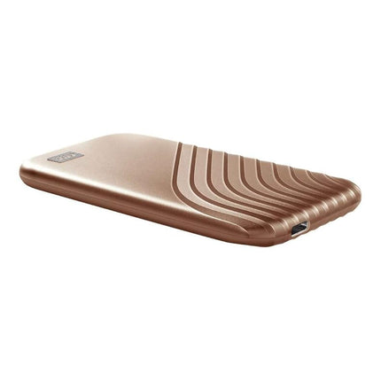 WD My Passport SSD, 1TB Portable External SSD, read speeds up to 1050 MB/s, write speeds up to 1000MB/s, Portable SSD, Works with PC, Xbox and Playstation, Gold