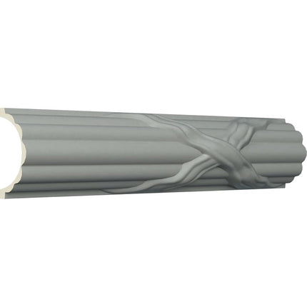 Ekena PML02X01RE 2" H x 1 P x 96 1/8" L, (9 5/8" Repeat), Reeded Panel Moulding, Primed