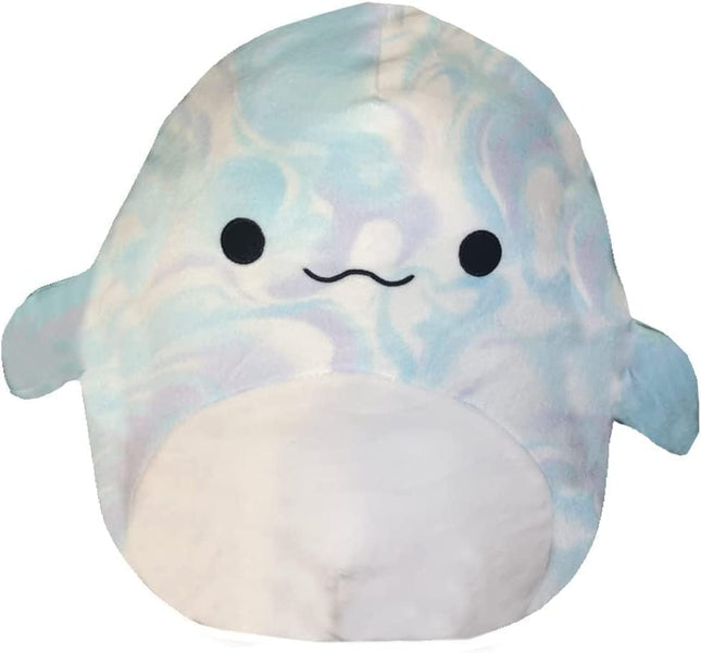 Squishmallows Kellytoy Sea Life Squad Plush Toy (8" Laslow The Beluga)