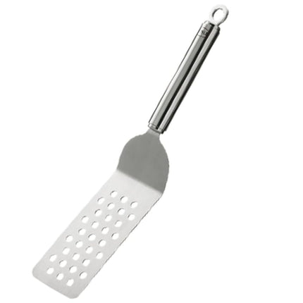 Rosle Stainless Steel Perforated Angled Spatula, 12.6-inch