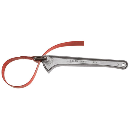 Klein Tools S-12H Grip-It Strap Wrench, Made in USA, with 1-1/2 to 5-Inch Capacity, 12-Inch Handle