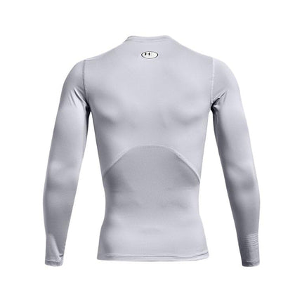 Under Armour Men's HeatGear Compression Long-Sleeve T-Shirt, Mod Gray (011)/Black, Large