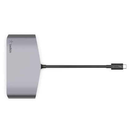 Belkin Thunderbolt 3 Dock Mini with Tethered Thunderbolt 3 Cable - Compatible with Mac OS and Windows USB-C Devices, Black