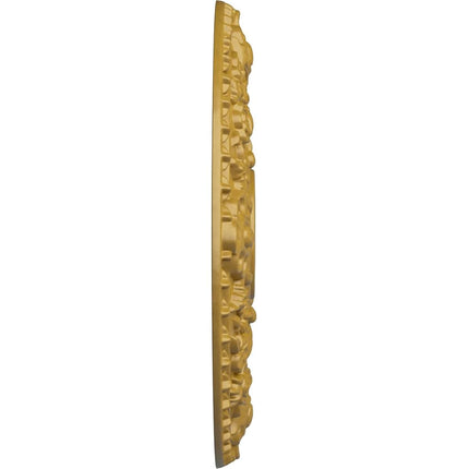 Ekena Millwork CM18ROIGS Rose Ceiling Medallion, Iridescent Gold