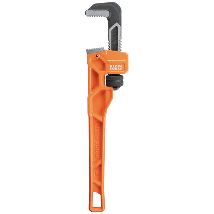 KLEIN TOOLS 68227 14-Inch Cast Iron Pipe Wrench, Heavy Duty Adjustable Plumbing Wrench with I-Beam Handle, 2-Inch Jaw Capacity