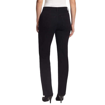 Gloria Vanderbilt Vintage America Blues Women's Classic Amanda High Rise Tapered Jean, Black, 10 Short
