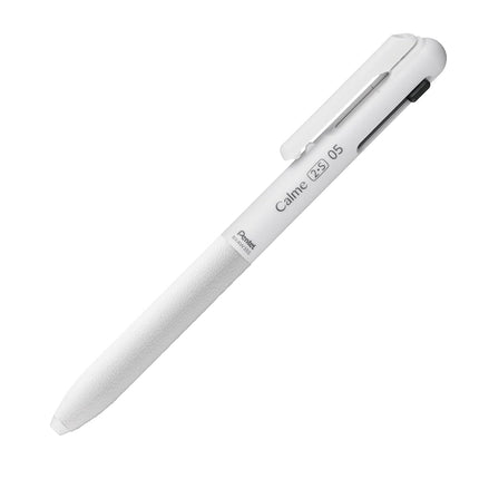 Pentel BXAW355W Calme Multi-Functional Ballpoint Pen, 0.5, Sharp 0.5, Grayish, White