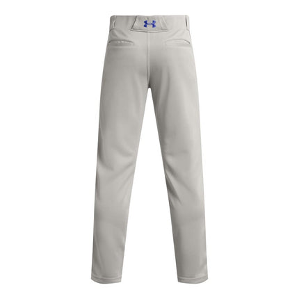 Pantalón Utility Pipe de Under Armour para niño, (081) Baseball Gray/Royal/Royal, XL juvenil