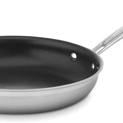 Cuisinart MCP22-24NSN MultiClad Pro Nonstick Stainless Steel 10-Inch Skillet