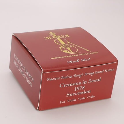 MABSA Dark Red Rosin for Violin Viola and Cello