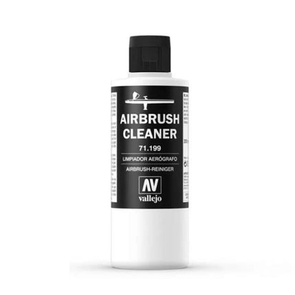 Vallejo Airbrush Cleaner 200ml, Effective Paint Residue Remover and Lubricant, Essential Care and Maintenance for Airbrushes