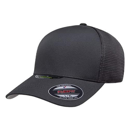 Flexfit Melange Unipanel Trucker Cap, Charcoal, S-M
