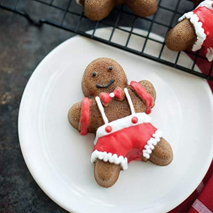 Nordic Ware 86948 Gingerbread Kids Cakelet Pan