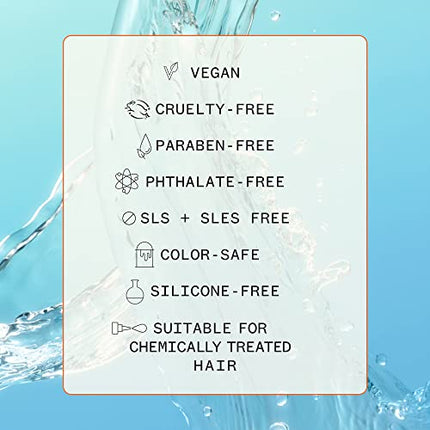 amika hydro rush intense moisture leave in conditioner spray - frizz-reducing detangling spray - hydrating hair care infused with hyaluronic acid, squalane + polyglutamic acid (200 ml)