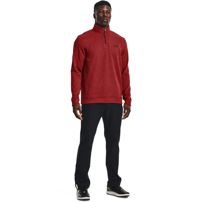Under Armour Men's Storm SweaterFleece Quarter Zip, (610) Stadium Red / / Black, XXL