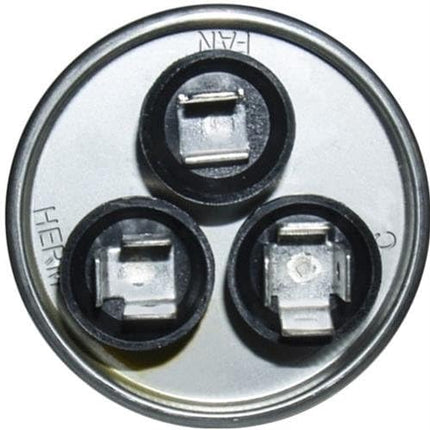 GE Genteq Capacitor Dual Run Round 35/5 uf MFD 370 Volt VAC 97F9834 (replace old GE# Z97F9834) 35 + 5 MFD at 370 volts by Genteq