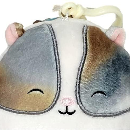 Squishmallow Official Kellytoy 3.5 Inch Clip On Bag Keychain Backpack Clips Squishy Soft Plush Toy Animal (Pax Hamster)