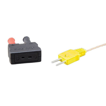 K Type Thermocouple, High Temperature Thermocouple Measures 0 to 480 Degrees Celcius, with Adapter Klein Tools 69142