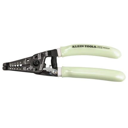 Klein Tools 11054GLW Hi-Viz Wire Stripper/Cutter, 8-16 AWG Solid, 10-18 AWG Stranded