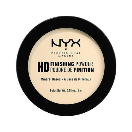 NYX Professional Makeup High Definition Finishing Powder, Banana 0.28 Ounce, 1 Count