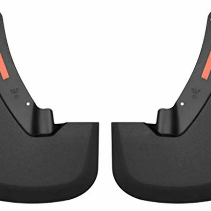 Husky Liners Custom Mud Guards | Fits 2009-2024 Dodge Ram 1500 (19-24 Classic Body) 2010-2018 Dodge Ram 2500/3500, w/OEM Fender Flares | Front, 2-pc Black - 58181